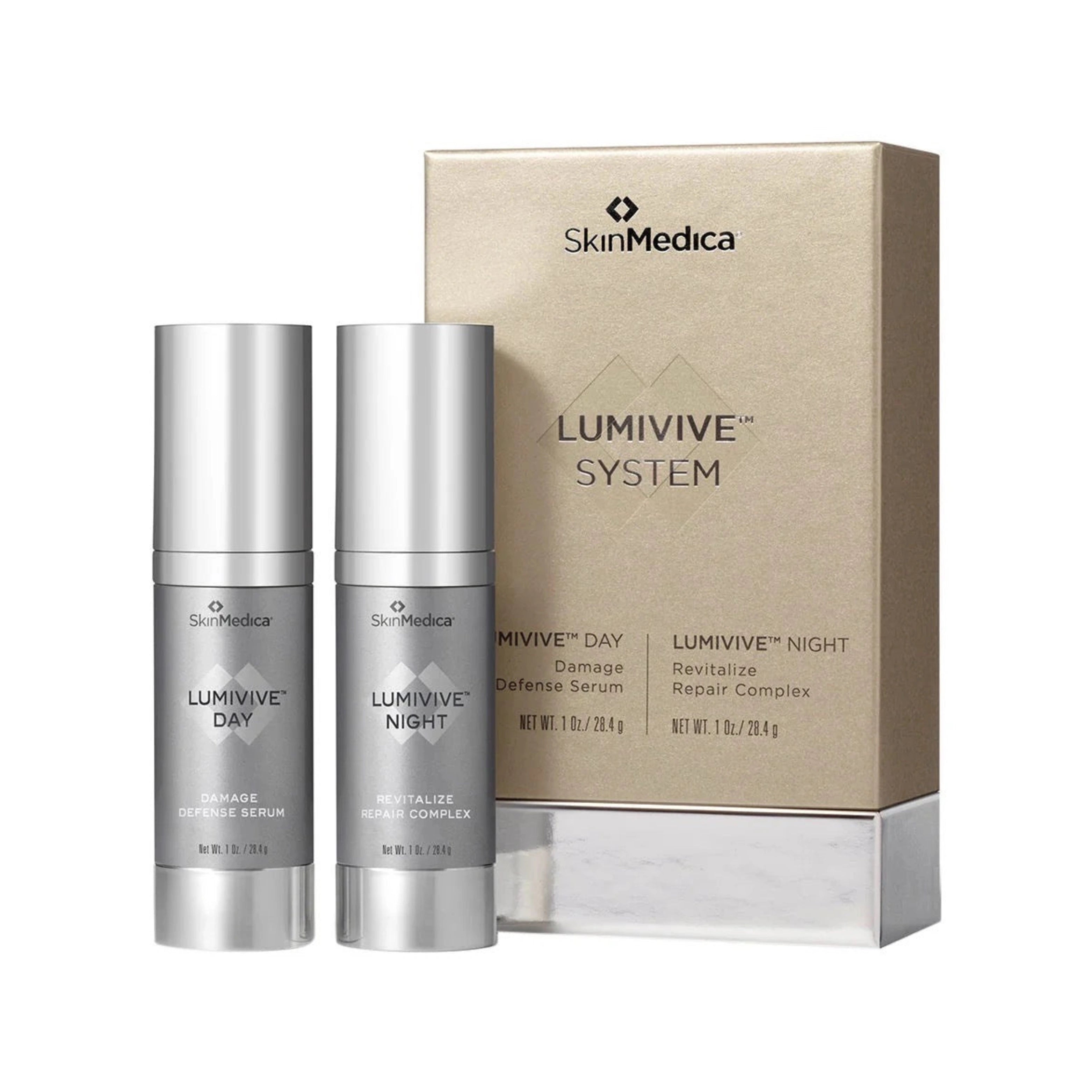 Florida_Aesthetics_product_SkinMedica_Lumivive_System_day_and_night_antioxidant_skin_defense_and_repair